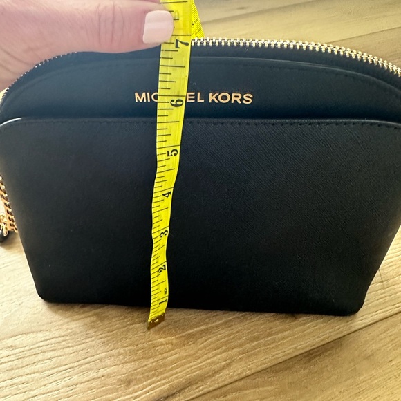 Michael Kors Emmy Medium Crossbody in Saffiano Leather Bag - Black (Pre-Owned) - Picture 2 of 7